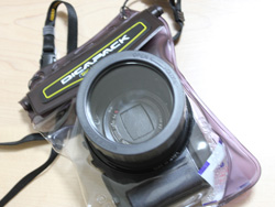 DiCAPacαで手持ちのカメラを防水に！
